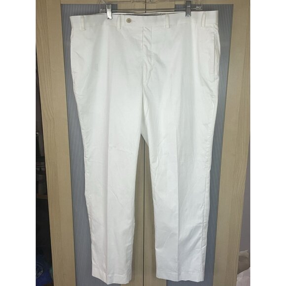 RLX Ralph Lauren Golf Sand White Wicking Stretch Pants 42x30 Career Casual NEW - Picture 2 of 4
